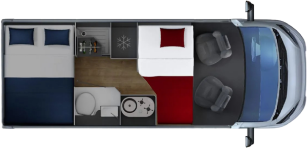 City Campervan - ( 2+1 pers)!