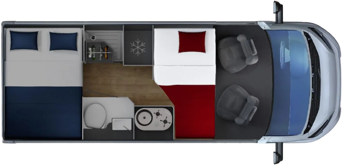 City Campervan - ( 2+1 pers)! - Bilde 2