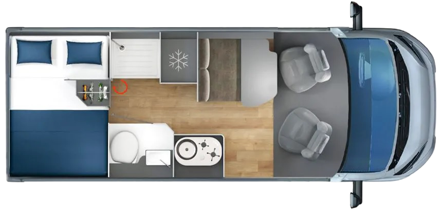 City Campervan - ( 2+1 pers)! - Bilde 3