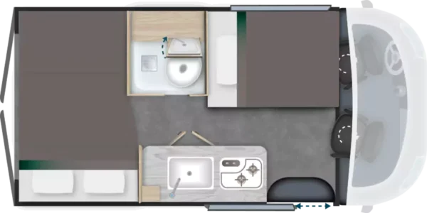 City Campervan - ( 2+1 pers)!